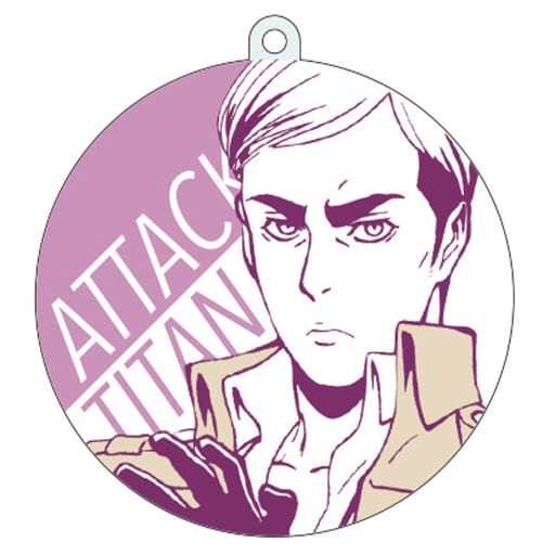 Erwin Smith Attack on Titan Trading Dialogue Acrylic Key Chain Key Chain [USED]