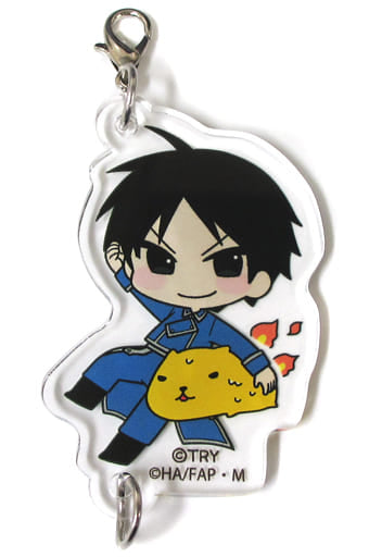 Roy Mustang Atsui-san Fullmetal Alchemist: Brotherhood X Kapibara-san Tsukamarinko Linked Acrylic Charm Princess Cafe Limited Charm [USED]