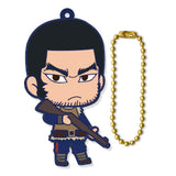 Genjiro Tanigaki Golden Kamuy Rubber Key Chain Collection Key Chain [USED]