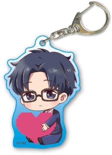 Hirotaka Nifuji Wotakoi Love is Hard for Otaku Gyugyutto Acrylic Key Chain Key Ring [USED]