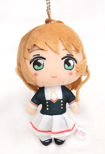 Sakura Kinomoto Cardcaptor Sakura: Clear Card Plush Toy with Ball Chain Key Chain [USED]