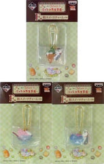 Nyanko-sensei Natsume's Book of Friends Ichiban Kuji Nyanko Sensei Sabo Japanese Sweets Charm Prize F All 3 Types Set Charm [USED]