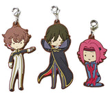 Karen Kouzuki, etc. Code Geass: Lelouch of the Rebellion III Glorification Ichiban Kuji Online Sugar Pouch Betrayal Rubber Charm Set Prize D Set of 3 Charm [USED]