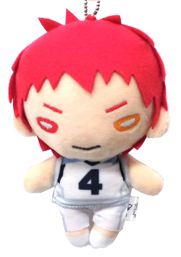 Seijuro Akashi Kuroko's Basketball Nitotan Plush Toy with Ball Chain Key Chain [USED]