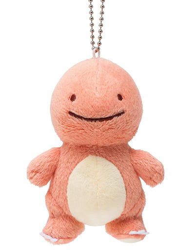 Charmander Pokemon Transform! Metamon Mascot Pokemon Center Limited Key Chain [USED]