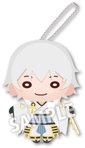 Tsurumaru Kuninaga Touken Ranbu ONLINE Nitotan Plush Toy with Ball Chain Key Chain [USED]