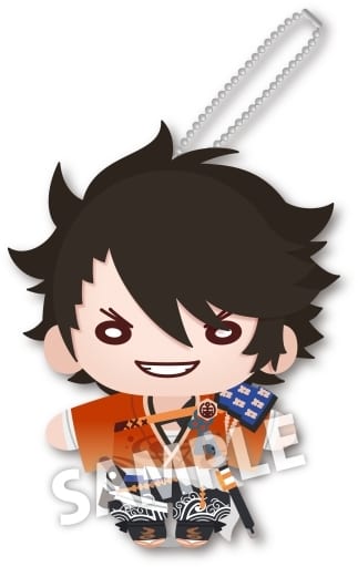 Mutsunokami Yoshiyuki Touken Ranbu ONLINE Nitotan Plush Toy with Ball Chain Key Chain [USED]
