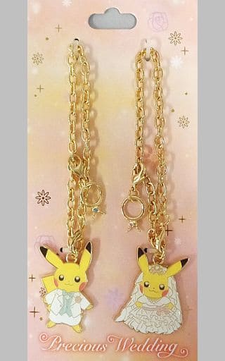 Pair Pikachu Pokemon Pair Charm Precious Wedding Pokemon Center Limited Charm [USED]