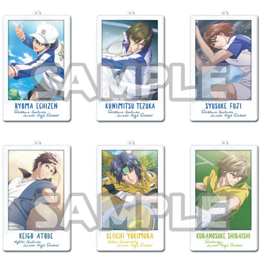 Keigo Atobe, etc. The New Prince of Tennis Cararium Photo Acrylic Key Chain All 6 Types Set Key Chain [USED]