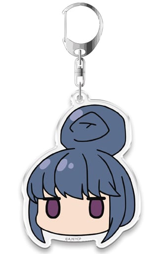 Rin Shima Laid-Back Camp Face Stamp Key Chain Key Chain [USED]
