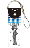 Lelouch Suzaku 01 Code Geass: Lelouch of the Rebellion III Glorification Graph Art Design Big Leather Strap Key Chain [USED]