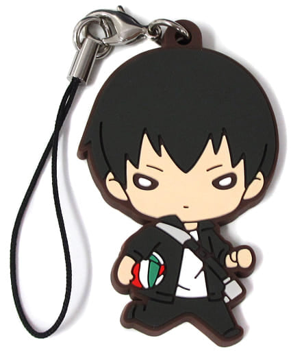 Tobio Kageyama Karasuno Haikyu!! Nitotan Tracksuit Rubber Mascot Vol.2 Key Chain [USED]