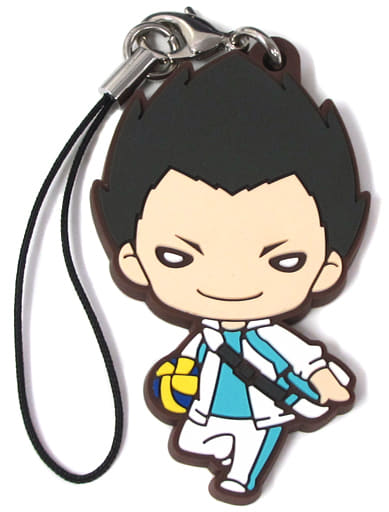 Yutaro Kindaichi Aoba Josai Haikyu!! Nitotan Tracksuit Rubber Mascot Vol.2 Key Chain [USED]