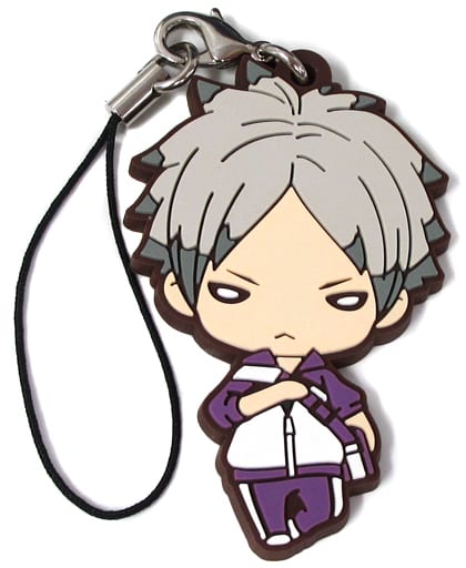 Eita Semi Shiratorizawa Academy Haikyu!! Nitotan Tracksuit Rubber Mascot Vol.2 Key Chain [USED]