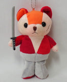 Kenshin Himua Rurouni Kenshin: Meiji Kenkaku Romantan Kenshin Bear Mascot Key Chain [USED]