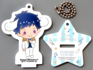 Yuzuru Fushimi Ensemble Stars! X Sanrio Characters Acrylic Keychain With Stand Key Chain [USED]