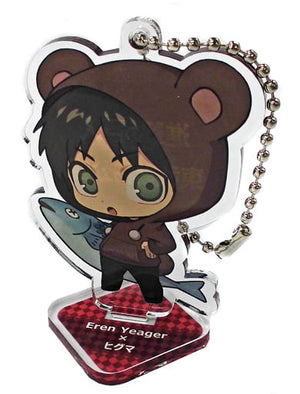 Ellen Yeager Attack on Titan Trading Acrylic Stand Key Chain Animal Costume Ver.A Tobu Zoological Park Limited Key Chain [USED]