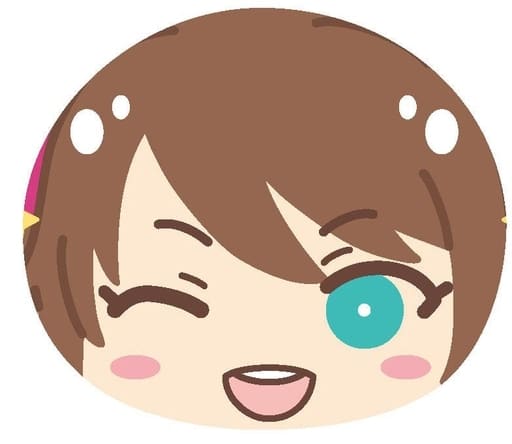 Saki Mizushima THE IDOLM@STER SideM Omanjuu Niginigi Mascot 3 Key Ring [USED]
