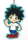 Izuku Midoriya My Hero Academia Third Official Deformed Character Rubber Keychain TOHO animation STORE Limited Blu-ray/DVD Vol.1 Purchase Bonus Key Chain [USED]