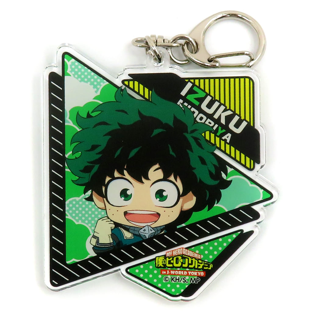My Hero Academia Izuku Midoriya Chibi World Acrylic Keychain in J-World Tokyo Limited Keychains [USED]