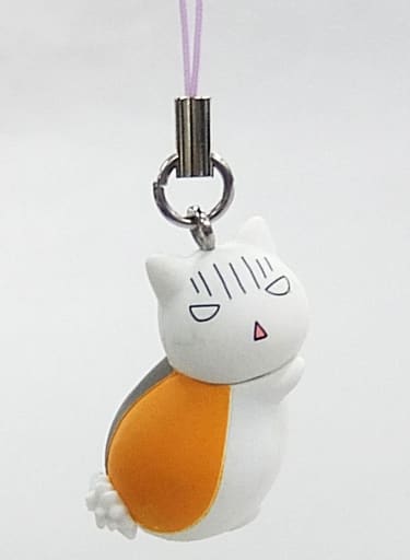 Scared Nyanko-sensei Natsume's Book of Friends Nyanko-sensei Tedium Strap Part6 Key Chain [USED]