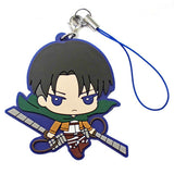 Levi Attack on Titan Capsule Rubber Mascot Wings to Attack Key Chain [USED]