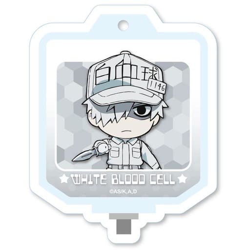 White blood cell Neutrophil Cells at Work! Trading Mirror Key Chain Key Chain [USED]