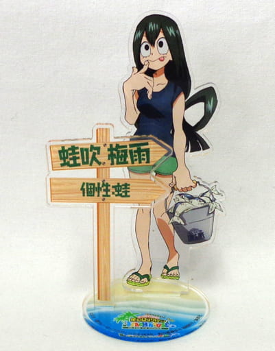 My Hero Academia Tsuyu Asui Acrylic Stand Minna de Tsukurou! Umi no Ie in Tokyu Hands Limited Acrylic Stands [USED]