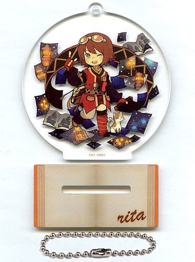 Rita Maldio Tales of Vesperia Character Chronicle Trading Acrylic Stand Key Chain Vol.1 Key Chain [USED]