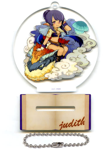 Judith Tales of Vesperia Character Chronicle Trading Acrylic Stand Key Chain Vol.1 Key Chain [USED]