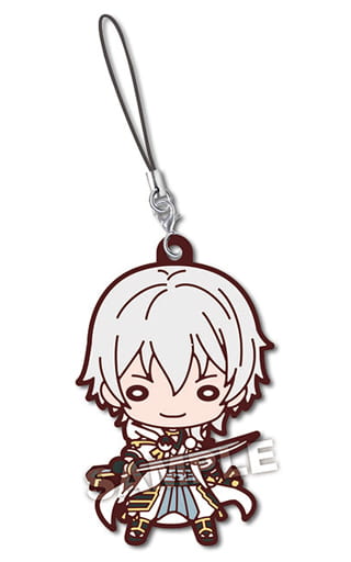 Tsurumaru Kuninaga Touken Ranbu ONLINE Nitotan Rubber Mascot Vol.2 Key Chain [USED]