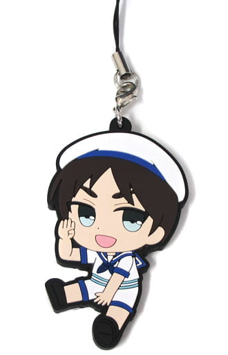 Ellen Yeager Attack on Titan Petanko Trading Rubber Strap Vol.2 Key Chain [USED]