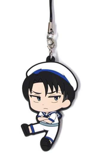 Levi Attack on Titan Petanko Trading Rubber Strap Vol.2 Key Chain [USED]