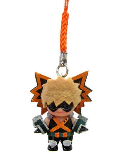 My Hero Academia THE MOVIE: Two Heroes Katsuki Bakugo Costume Kewpie Netsuke Theater Limited Mascot [USED]