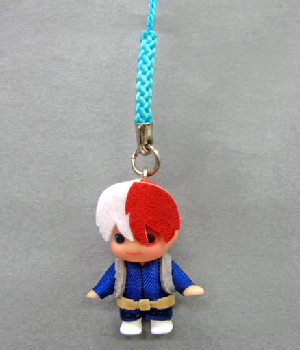 My Hero Academia THE MOVIE: Two Heroes Shoto Todoroki Costume Kewpie Netsuke Theater Limited Mascot [USED]