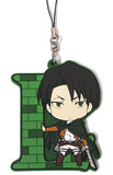 Levi Attack on Titan Rubber Strap Collection Anime Key Frame Exhibition Attack On Titan Animation Gallery Limited Key Chain [USED]