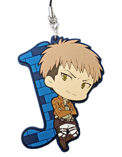 Jean Kirstein Attack on Titan Rubber Strap Collection Anime Key Frame Exhibition Attack On Titan Animation Gallery Limited Key Chain [USED]