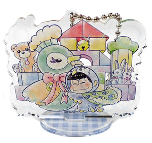 Karamatsu Minimatsu Series Osomatsu-San New Pazz Matsu-san Trading Acrylic Stand Key Chain 2nd Term Special Event Fesmatsu-San '18 Limited Key Chain [USED]