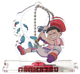 Osomatsu Marine II Series Mr. Osomatsu! Good Job Neat Island Trading Acrylic Stand Key Chain 2nd Term Special Event Fesmatsu-San '18 Limited Key Chain [USED]