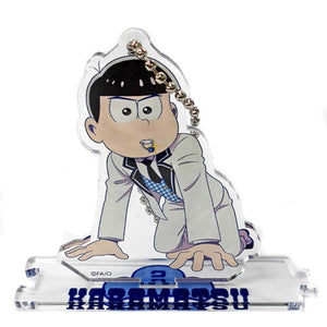 Karamatsu Tuxedo Series Mr. Osomatsu! Good Job Neat Island Trading Acrylic Stand Key Chain 2nd Term Special Event Fesmatsu-San '18 Limited Key Chain [USED]