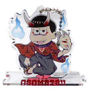 Osomatsu Onishosei Series After Awakening Mr. Osomatsu! Good Job Neat Island Trading Acrylic Stand Key Chain 2nd Term Special Event Fesmatsu-San '18 Limited Key Chain [USED]