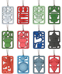 Gundam, etc. Mobile Suit Gundam 1st Ichiban Kuji Collaboration Gunpla Rubber Key Chain Prize E All 12 Types Set Key Ring [USED]