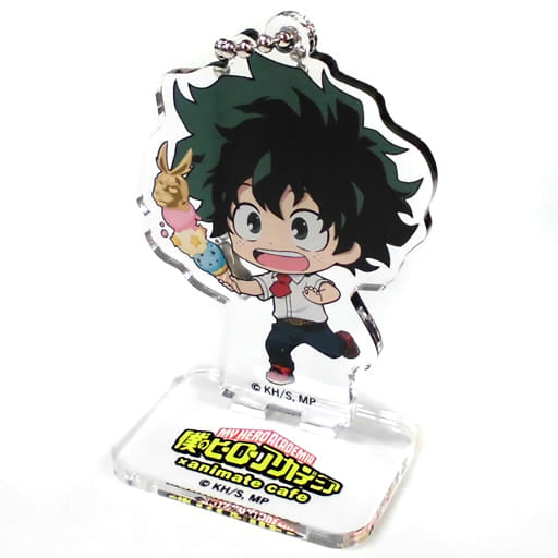 Izuku Midoriya My Hero Academia Trading Acrylic Stand Key Chain Summer Ver. animate cafe Limited Key Chain [USED]