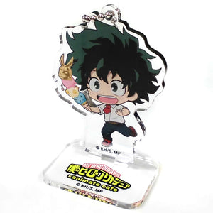 Izuku Midoriya My Hero Academia Trading Acrylic Stand Key Chain Summer Ver. animate cafe Limited Key Chain [USED]