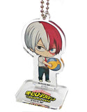 Shoto Todoroki My Hero Academia Trading Acrylic Stand Key Chain Summer Ver. animate cafe Limited Key Chain [USED]