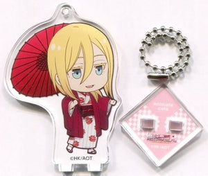 Krista Lenz Attack on Titan Season 3 Trading Acrylic Stand Key Chain Group A animate cafe Limited Key Chain [USED]