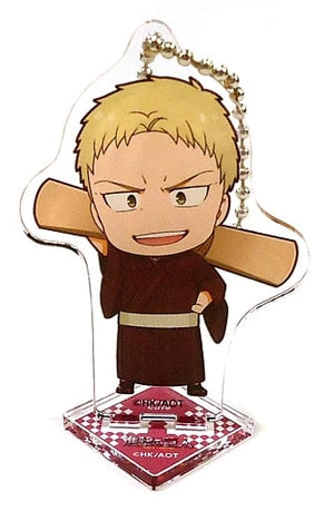 Reiner Braun Attack on Titan Season 3 Trading Acrylic Stand Key Chain Group B animate cafe Limited Key Chain [USED]