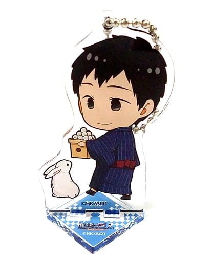 Bertolt Hoover Attack on Titan Season 3 Trading Acrylic Stand Key Chain Group B animate cafe Limited Key Chain [USED]