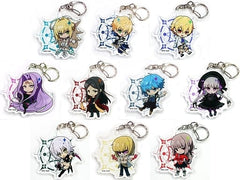 Saber / Nero Claudius, etc. Fate/Grand Order Acrylic Keychain 05 Cmrd All 10 Types Set Key Chain [USED]