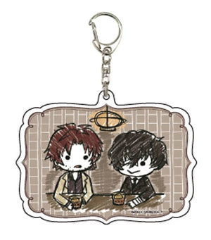 Dazai Oda Bungo Stray Dogs DEAD APPLE Graph Art Design Acrylic Key Chain 05 Scene Ver. Key Chain [USED]